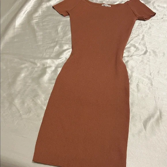 Charlotte Russe Dresses | Charlotte Russe Terracotta Midi Dress | Color: Brown | Size: 4 | Nurzone's Closet
